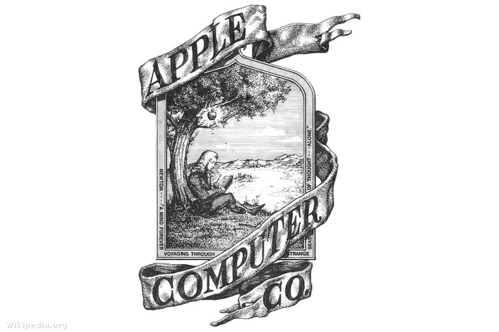Az Apple cég első logója