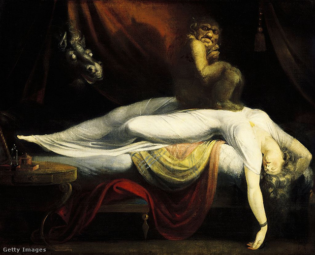 Henry Fuseli festménye, a The Nightmare (1781) a démonikus jelenlétként felfogott alvási bénulás klasszikus megjelenítése