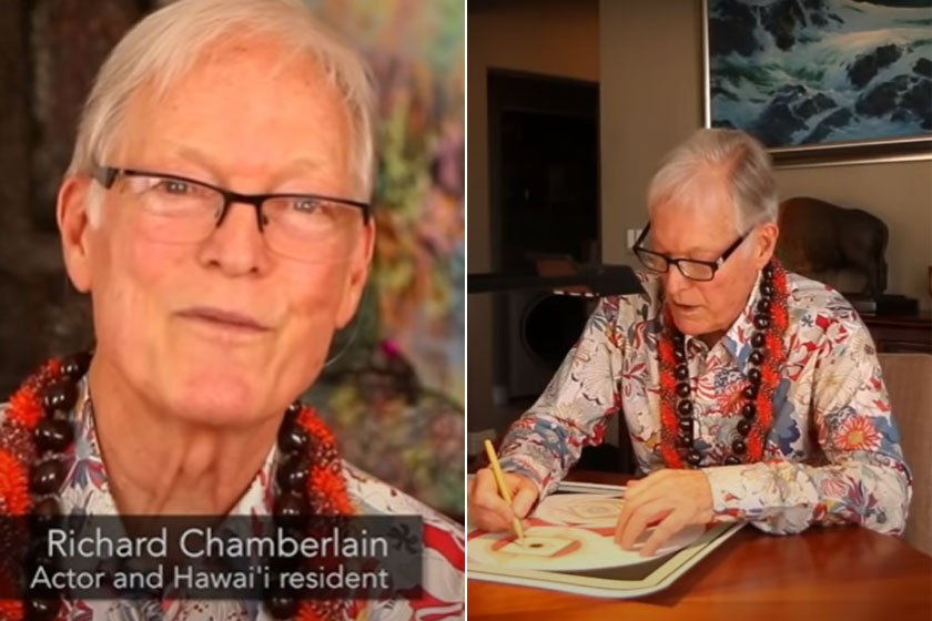 Richard Chamberlain Hawaiin él.