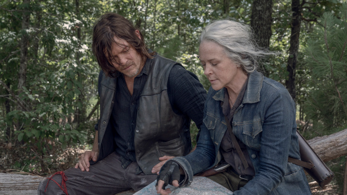 TWD-norman-reedus-melissa-mcbride-AMC-2