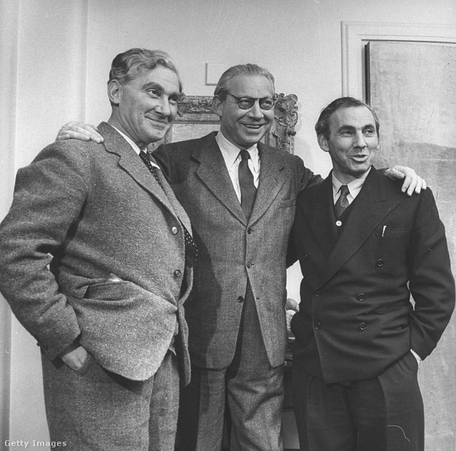 A Korda fivérek: Zoltán, Sándor és Vince (balról jobbra)