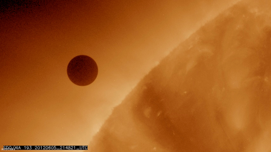 A Vénusz útja a nap előtt 2012-ben