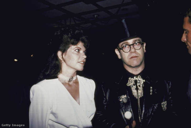 Renate Blauel és Elton John (1986)