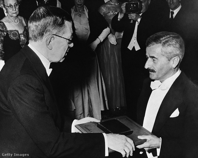 Faulkner átveszi az irodalmi Nobel-díjat