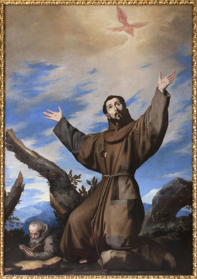 Jusepe de Ribera: Assisi Szent Ferenc (a budapesti Szépművészeti Múzeum tulajdona)