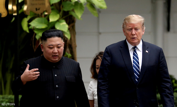 Donald Trump és Kim Dzsong Un találkozója