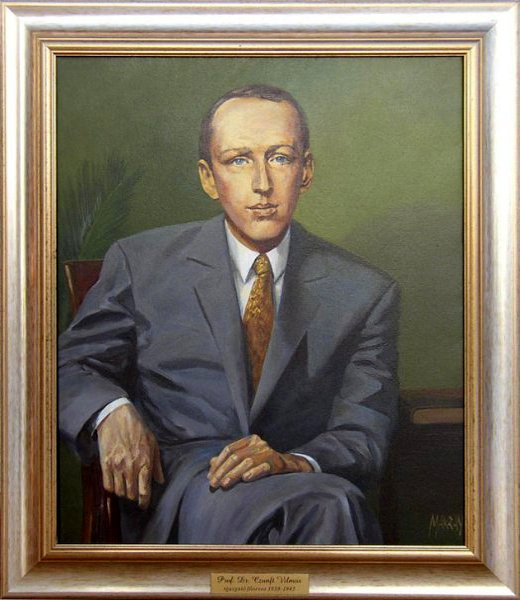 Dr. Czunft Vilmos portréja. Makray János festménye