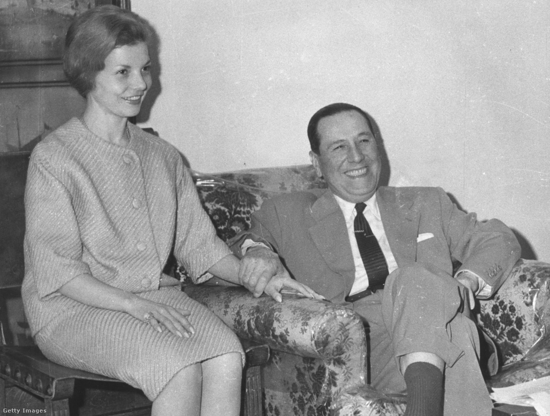 Juan Perón és harmadik felesége Isabel de Perón 1962-ben