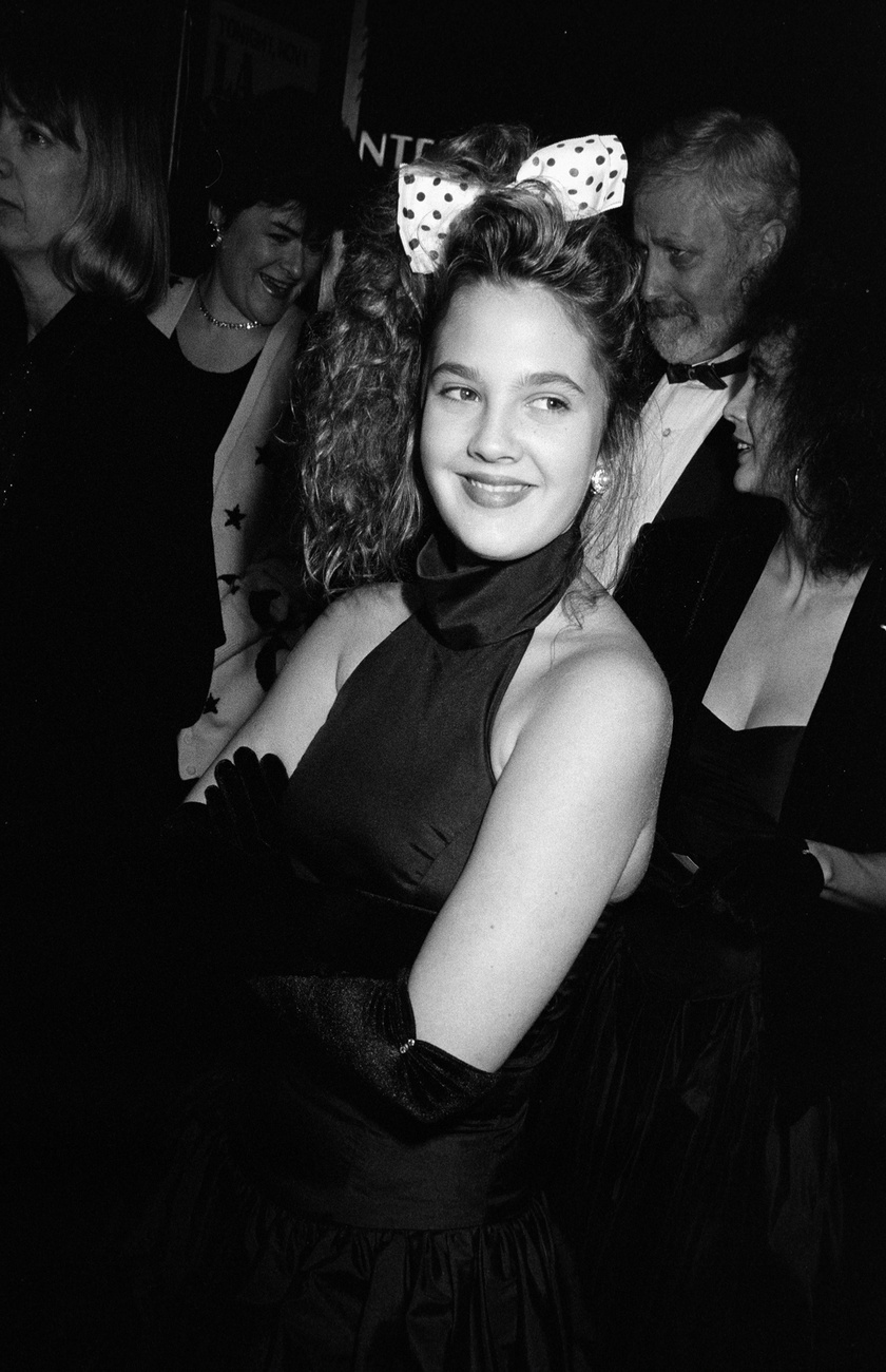 Drew Barrymore 12 évesen 1987 októberében.