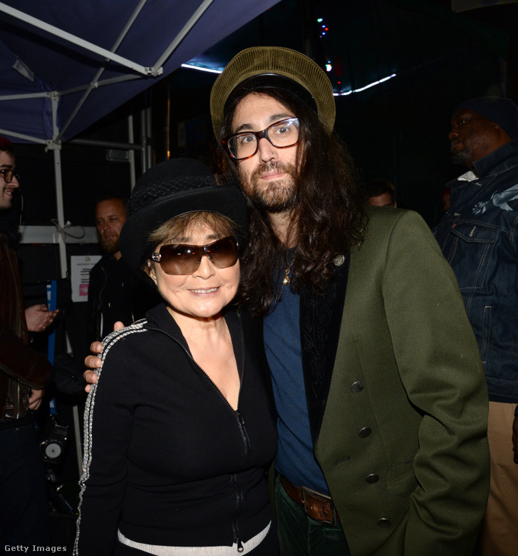 Yoko Ono és Sean Ono Lennon