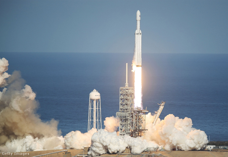 A Falcon Heavy kilövése 2018-ban