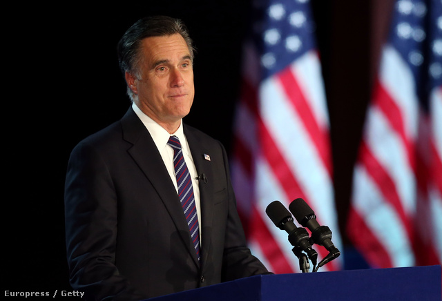 Mitt Romney a veresége után tartott beszédén