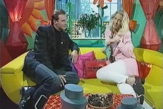 John Leslie és Ulrika Jonsson a The Big Breakfast 1993-as adásában