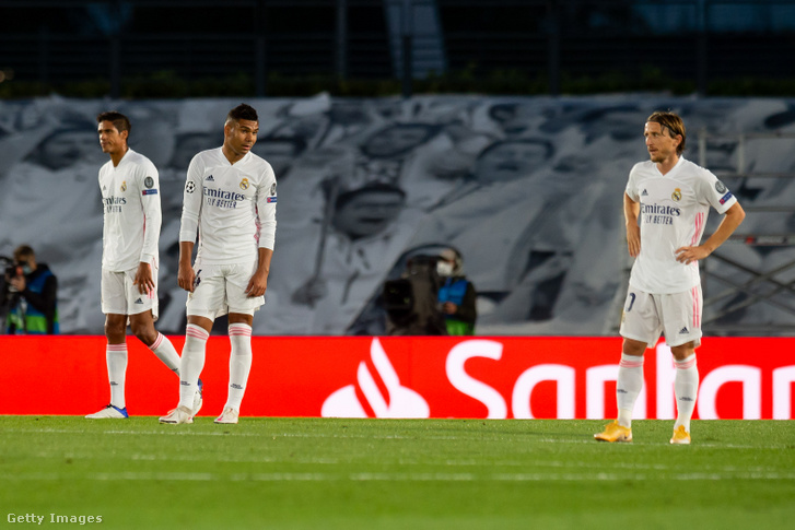 Luka Modric (jobbra) szerint a Real Madrid szerda esti teljesítménye nem volt méltó a Bajnokok Ligájához