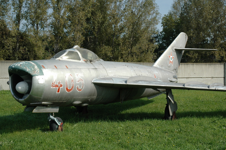 MiG-17 Ilyen géppel repültek.