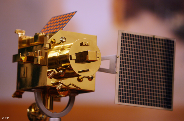 Az indiai fejlesztésű Chandrayaan-1 műhold pontos mása a Satish Dhawan űrkozpontban