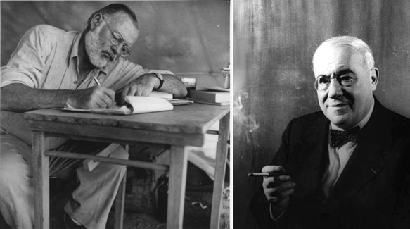 Hemingway az 1950-es évek elején és Molnár az 1940-es években