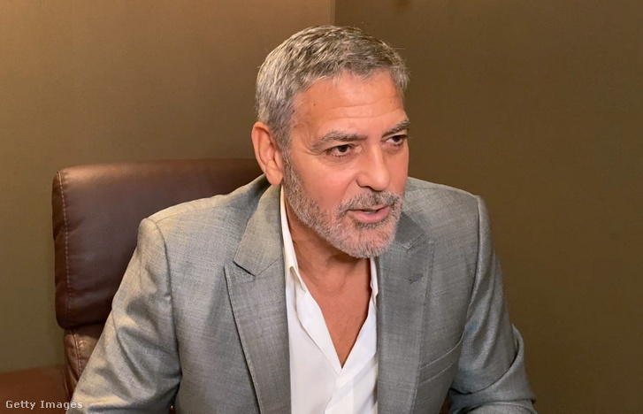 George Clooney a London Film Festival-on 2020 október 18-án