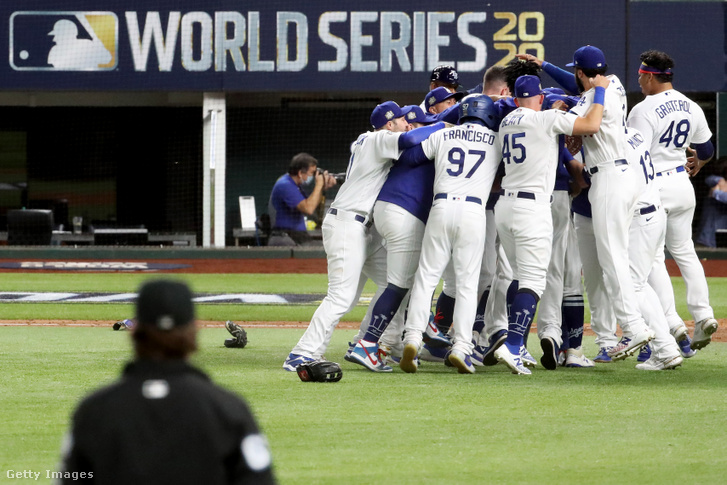 A Los Angeles Dodgers nyerte a World Seriest