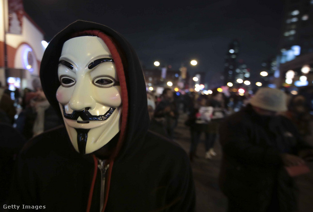 Guy Fawkes-maszk – A mai tüntetések állandó kelléke