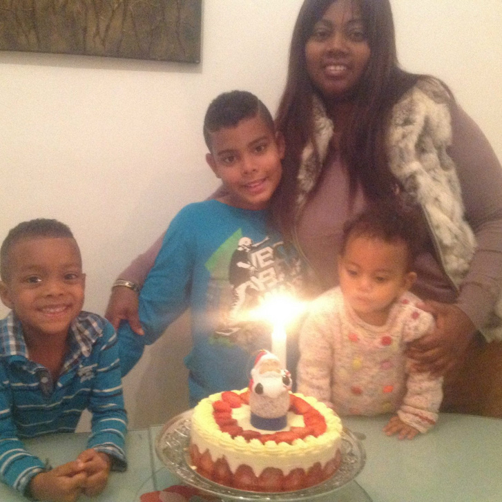 Simone Barreto Silva és családja