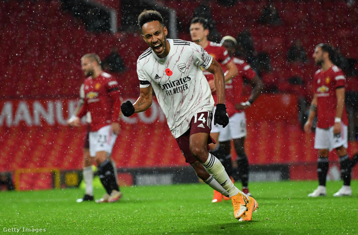 Pierre-Emerick Aubameyang gólja három pontot ért az Arsenalnak