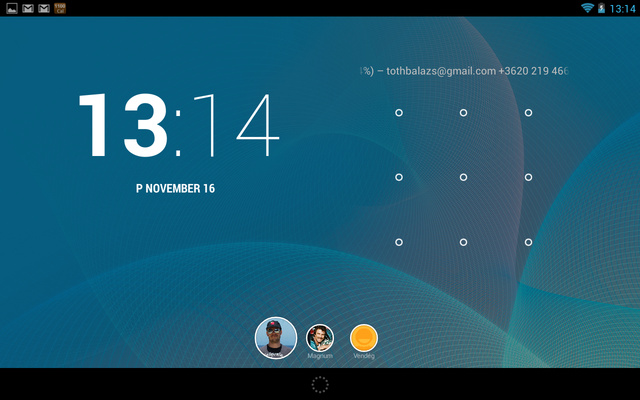 Több felhasználót kezel a Nexuson futó Android 4.2