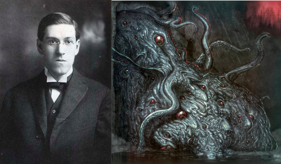 H. P. Lovecraft és mitológiájának egyik teremtménye