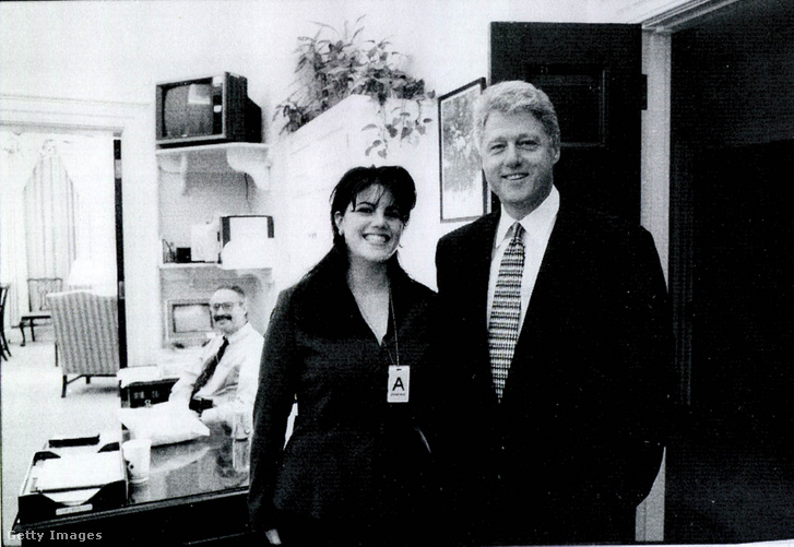 Monica Lewinsky és Bill Clinton (1998)