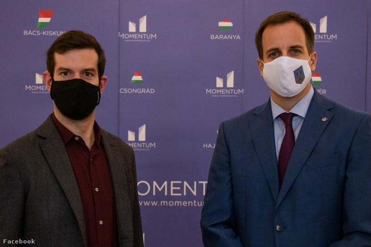 Dr. László Győző (jobbra), Szombathely alpolgármestere csatlakozott a Momentum közösségéhez