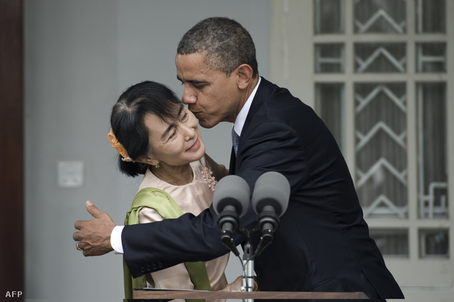 Barack Obama és Aung Szan Szú Kji
