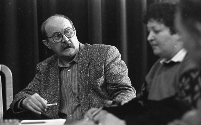 Makovecz Imre 1989-ben Sárospatakon