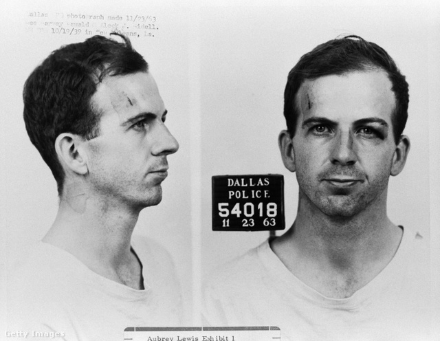 A letartóztatott Lee Harvey Oswald.