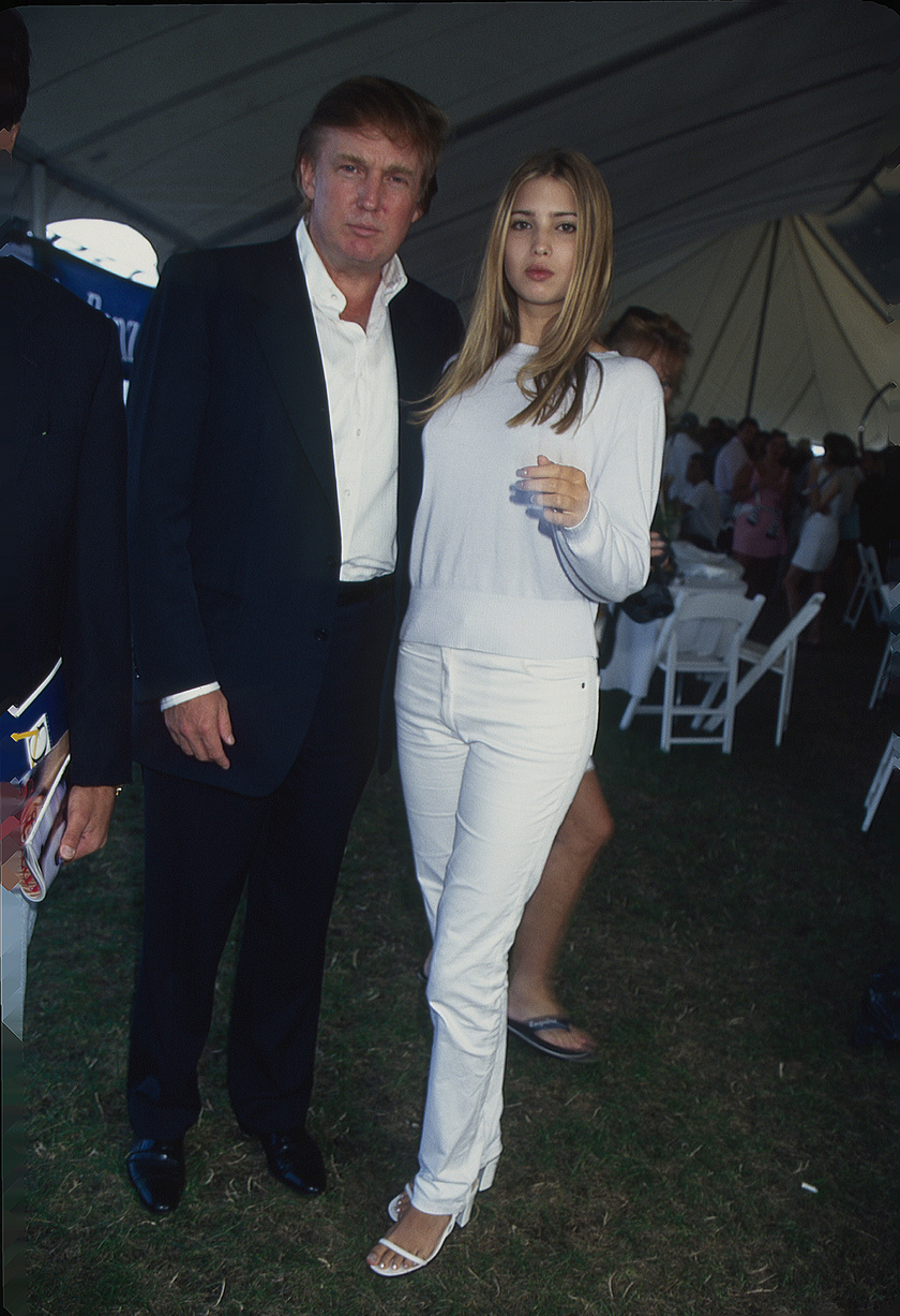 Donald és Ivanka Trump 1997-ben.