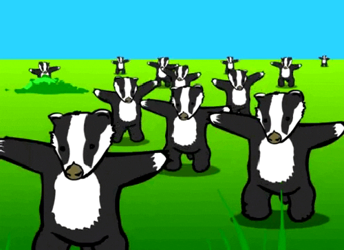 Részlet a Badgers! című korabeli animációból