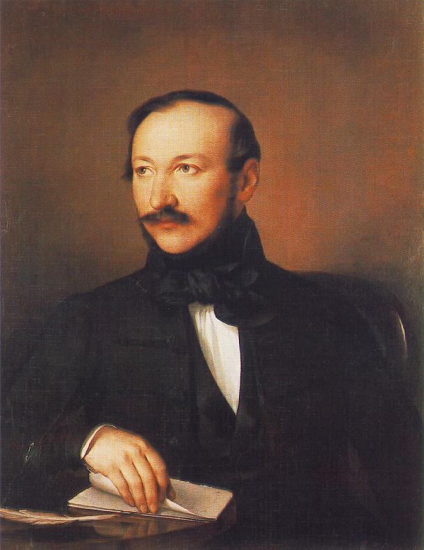 Barabás Miklós: Vörösmarty Mihály portréja (1836).