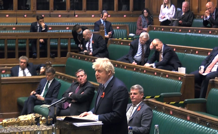 Boris Johnson nyitóbeszéde a londoni alsóházban 2020. december 1-én