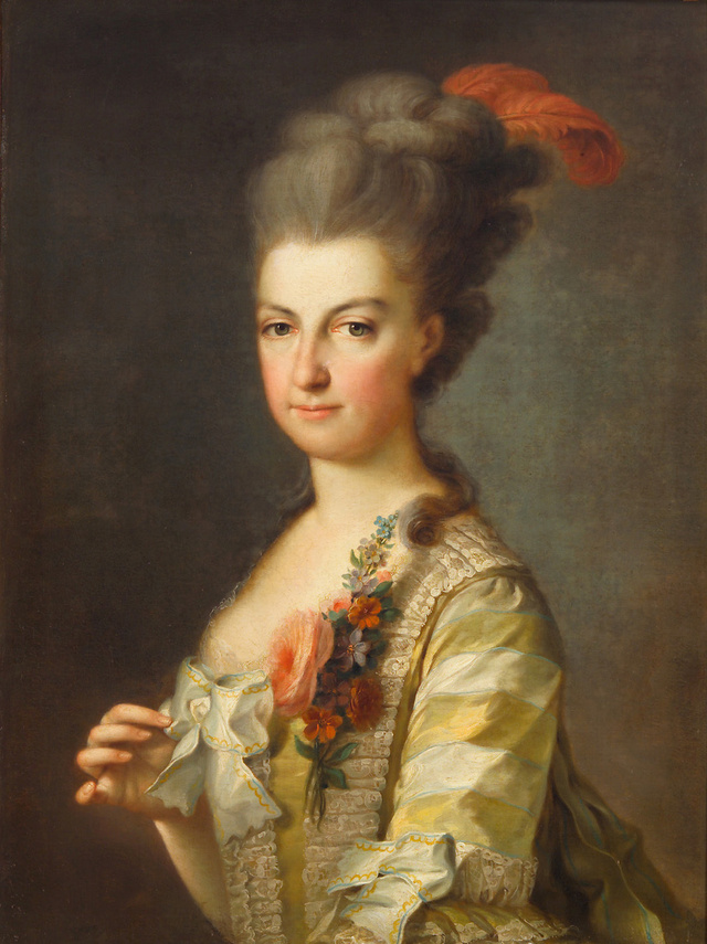 id. Johann-Baptist Lampi: Mária Krisztina főhercegnő portréja.