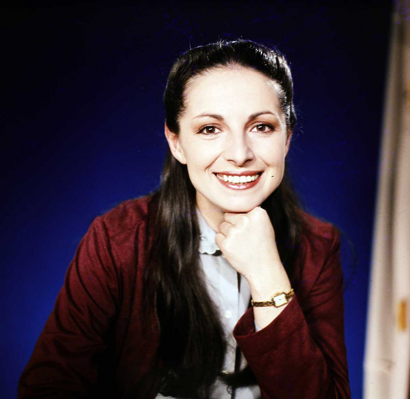 Endrei Judit bemondónő 1983-ban