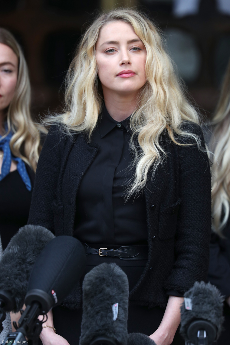 Amber Heard a londoni tárgyalássorozat utolsó napján