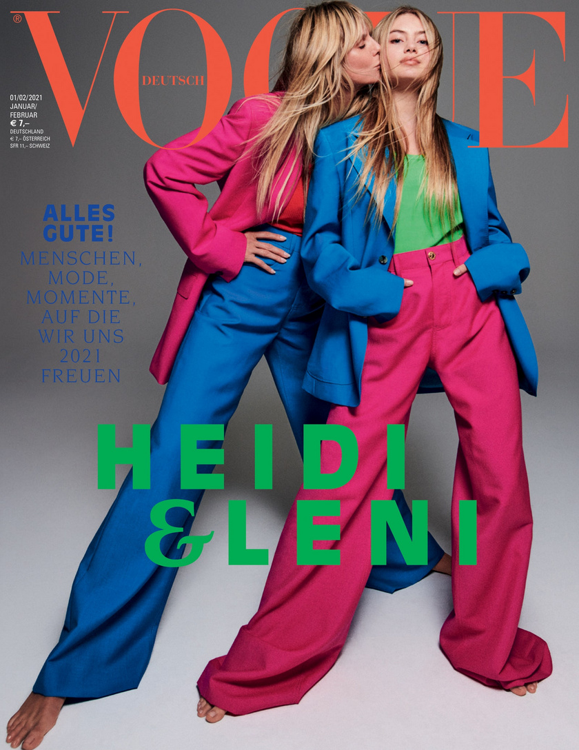 Heidi Klum lánya a német Vogue címlapján debütált modellként.