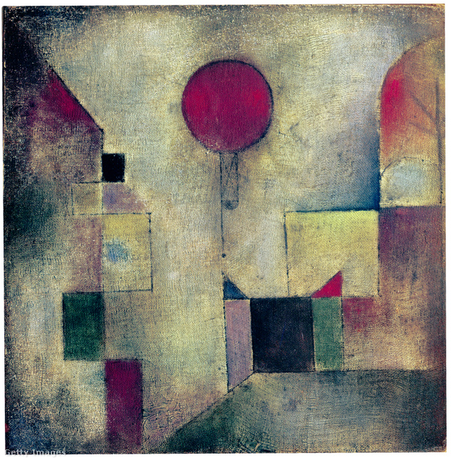 Paul Klee: Vörös léggömb (1922).