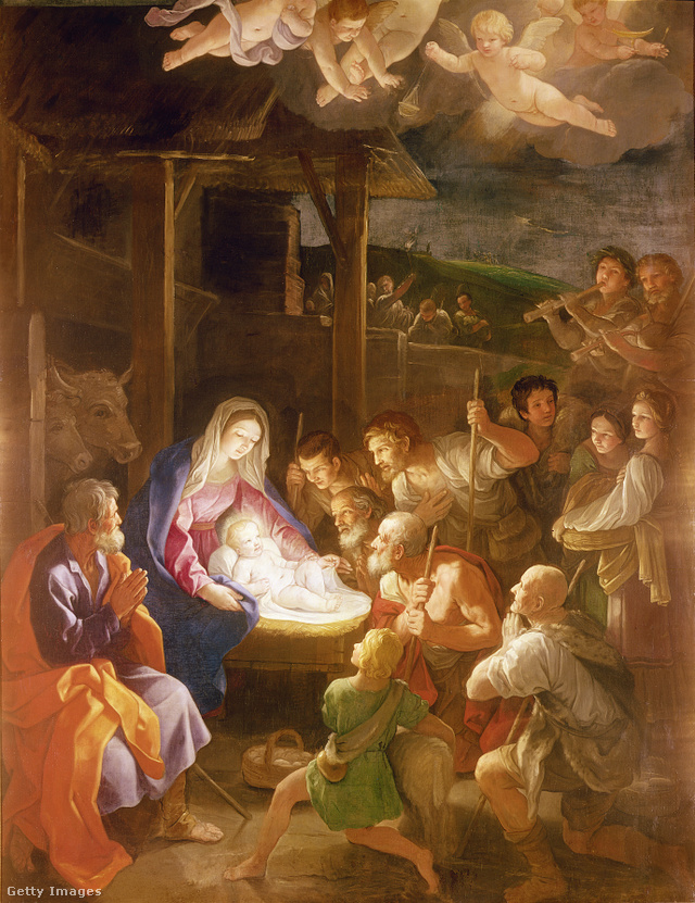 Guido Reni: Krisztus születése (A Szent éjszaka) (1640).