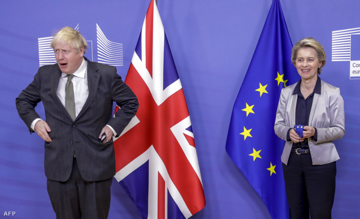 Boris Johnson és Ursula von der Leyen