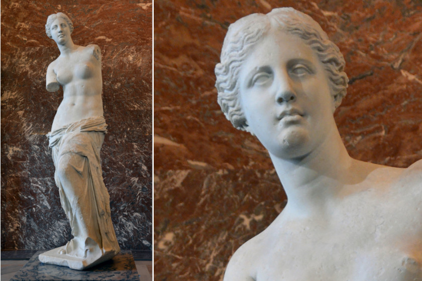 A Milói Vénusz ikonikus darab minden idők műalkotásai között. 1820-ban egy görög férfi találta meg, aki márványdarabokat ásott ki régi görög építmények romjaiból. Egy, a közelben dolgozó régész azonnal odasietett, és kiemelték a már akkor is kar nélküli szobrot. Máig titok, hogy állhatott eredetileg a mű hiányzó végtagja.