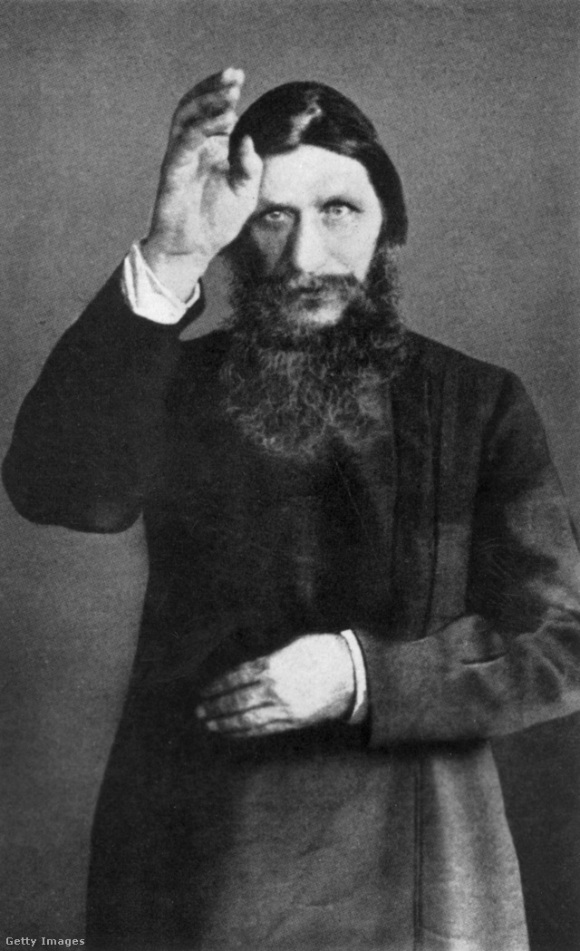 Grigorij Raszputyin, a titokzatos gyógyító (1905).