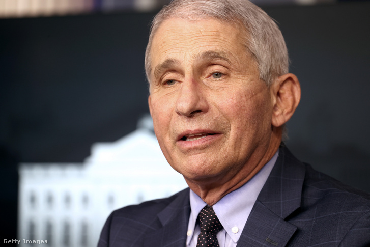 Anthony Fauci, az Amerikai Allergológiai és Fertőző Betegségek Országos Intézete főigazgatója.