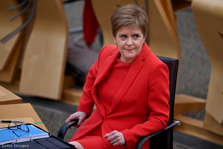 Nicola Sturgeon skót miniszterelnök.