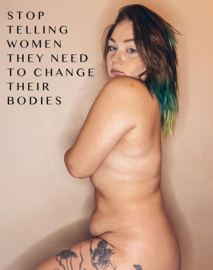 - Ne mondjátok a nőknek, hogy meg kell változtatniuk a testüket - üzeni képén a gyönyörű Hope, aki ma már meztelen fotókat is posztol Instagramjára.