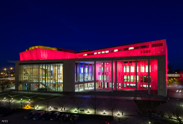 A Müpa épülete 2020. február 27-én.
